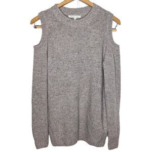 Rebecca Minkoff Knitwear Cold Shoulder Sweater Long Sleeve Grey Size XS